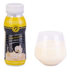 Boisson vanille bouteille 250 ml Protifast. Riche en protéines, sans sucre.