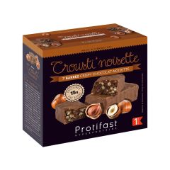 Protifast barre croustillante noisette chocolat riche en protéines