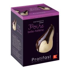 Dessert saveur poire belle-hélène Protifast.
7 préparations riches en protéines.