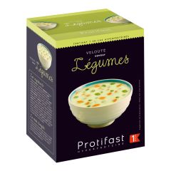 Velouté légumes Protifast riche en protéines.