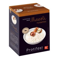 Porridge protéiné saveur muesli aux noisettes 
