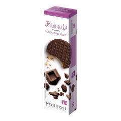 16 Biscuits protéinés au chocolat noir.