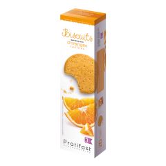 20 Biscuits protéinés aux écorces d'orange confites.